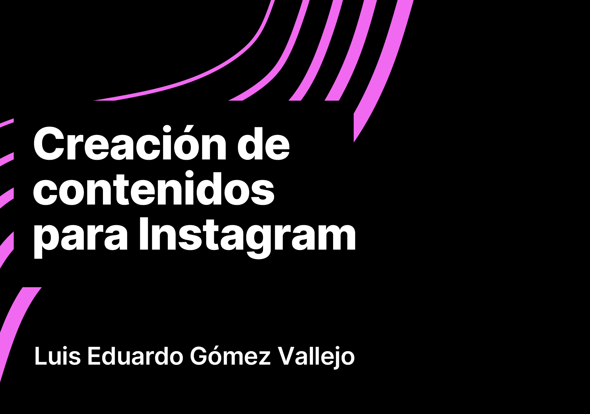 Creación de contenidos para Instagram