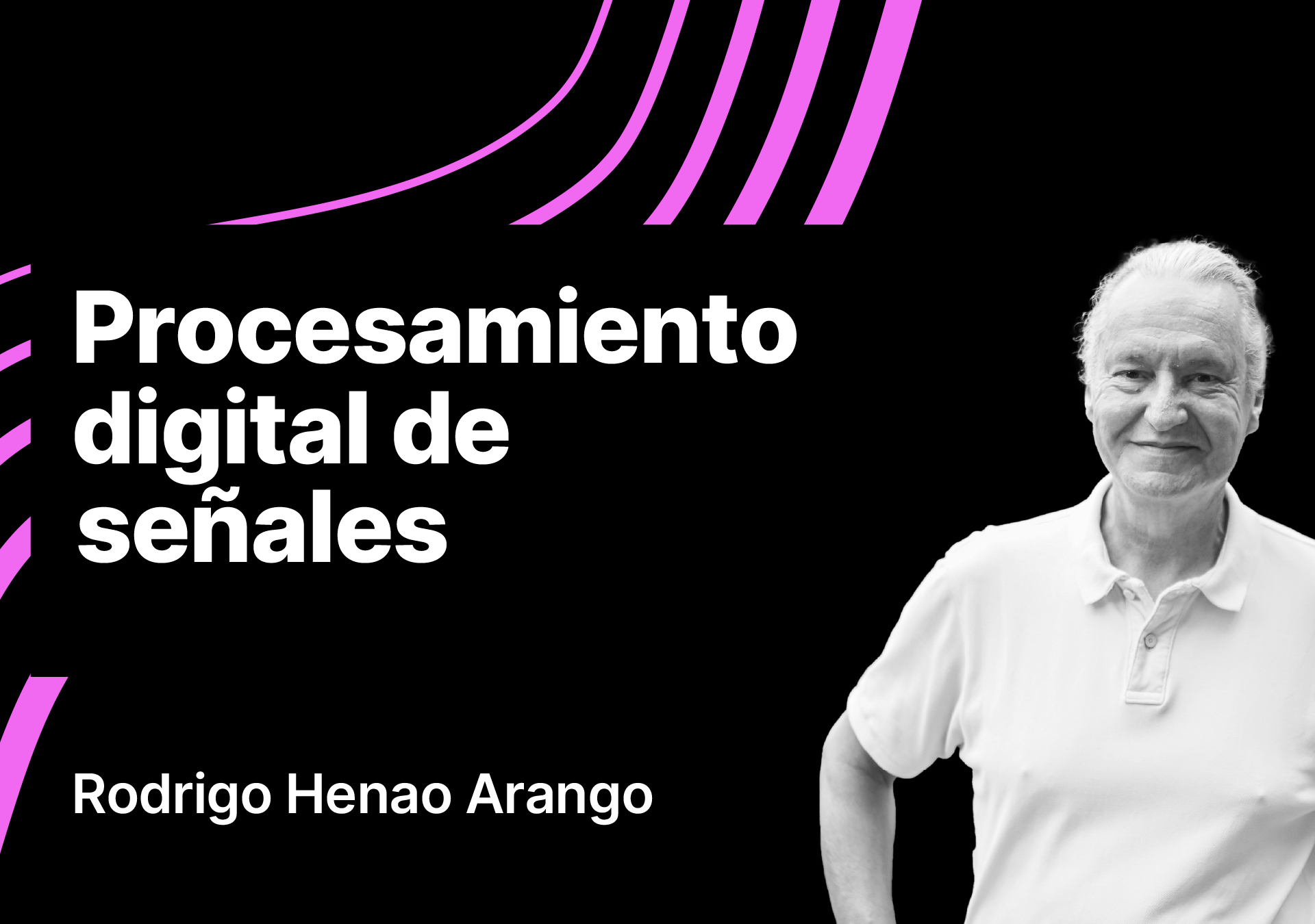 ¡El curso de Procesamiento Digital de Señales es para ti! Con él aprenderás los conceptos básicos del uso de computadores y tarjetas de sonido, la integración de MIDI y el manejo básico de DAW, para obtener habilidades esenciales para la producción y edición de audio digital. Este curso incluye temas como procesamiento digital de señales, introducción al computador, MIDI y DAW. Será una excelente introducción al mundo del audio y la producción musical. ¡Comienza ahora tu viaje en el procesamiento digital de señales y la producción musical!