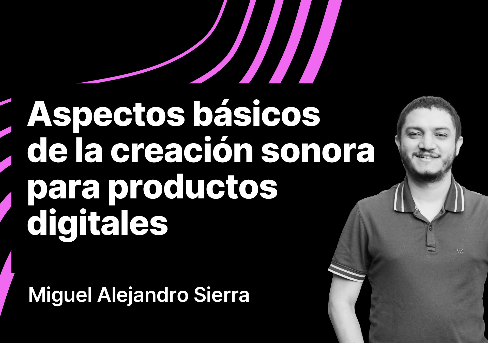 ¿Listos para comenzar este recorrido? ¡Pues bien! Este curso te permitirá aprender sobre los diferentes procesos que componen la creación sonora de productos digitales a través de entender las fases de preproducción, producción y posproducción; los componentes sonoros y los formatos de reproducción. Por medio de una explicación clara y llena de ejemplos, reconoce el potencial narrativo del sonido e identifica los elementos sonoros de una producción audiovisual. ¿Te suena esta experiencia? ¡Sube un poco el volumen y empecemos!